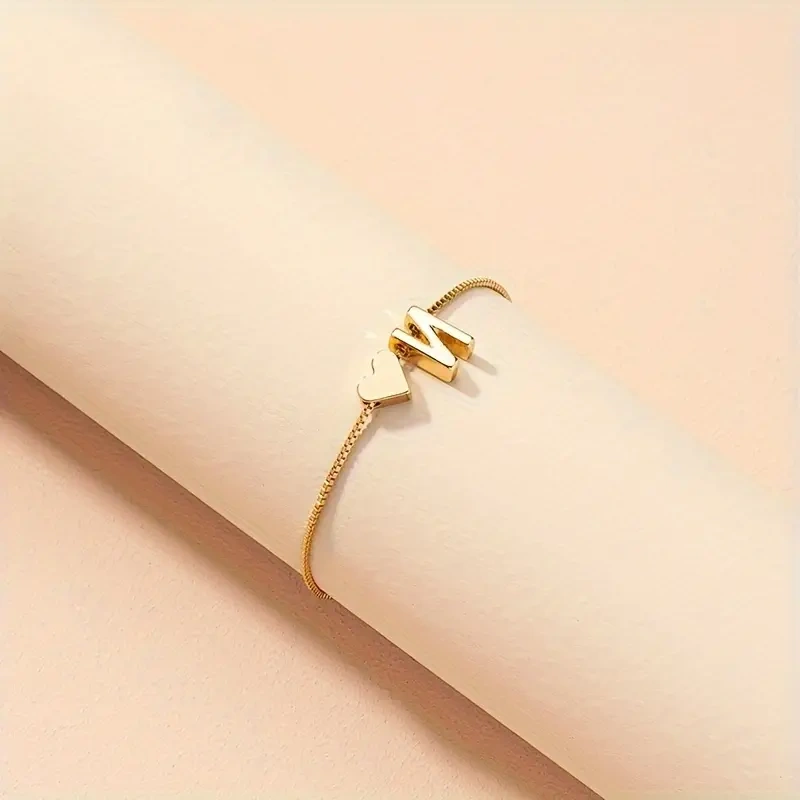 Predám náramok so srdiečkom a písenkom - 5