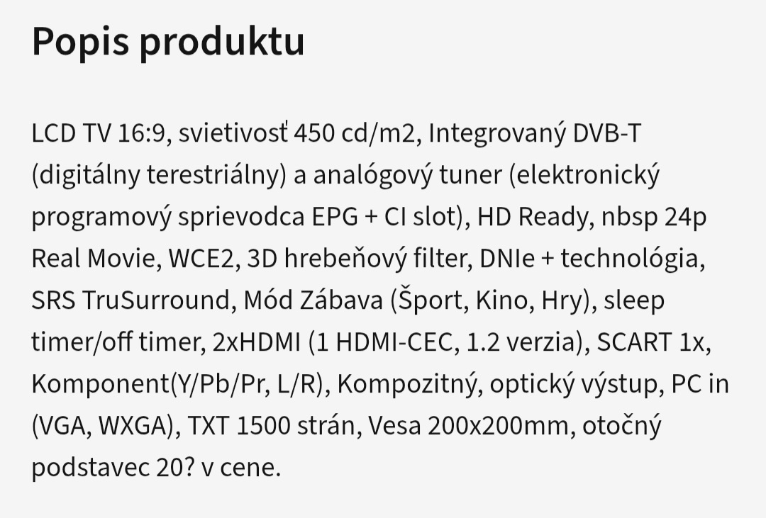 Predám LCD TV Samsung LE32A336J1D - 5