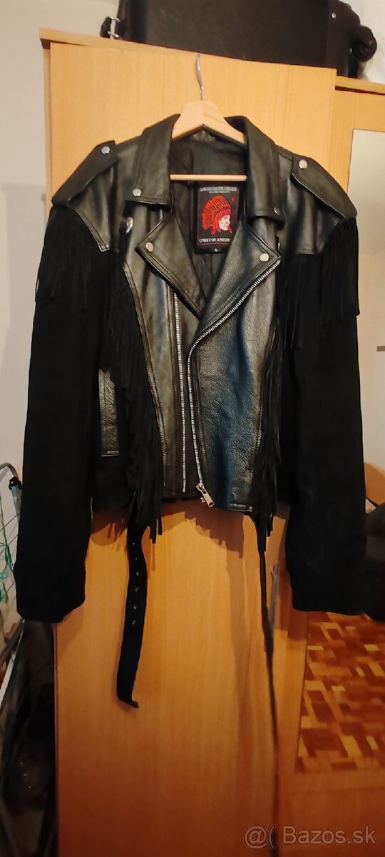 Pansky kožený kabát - 5