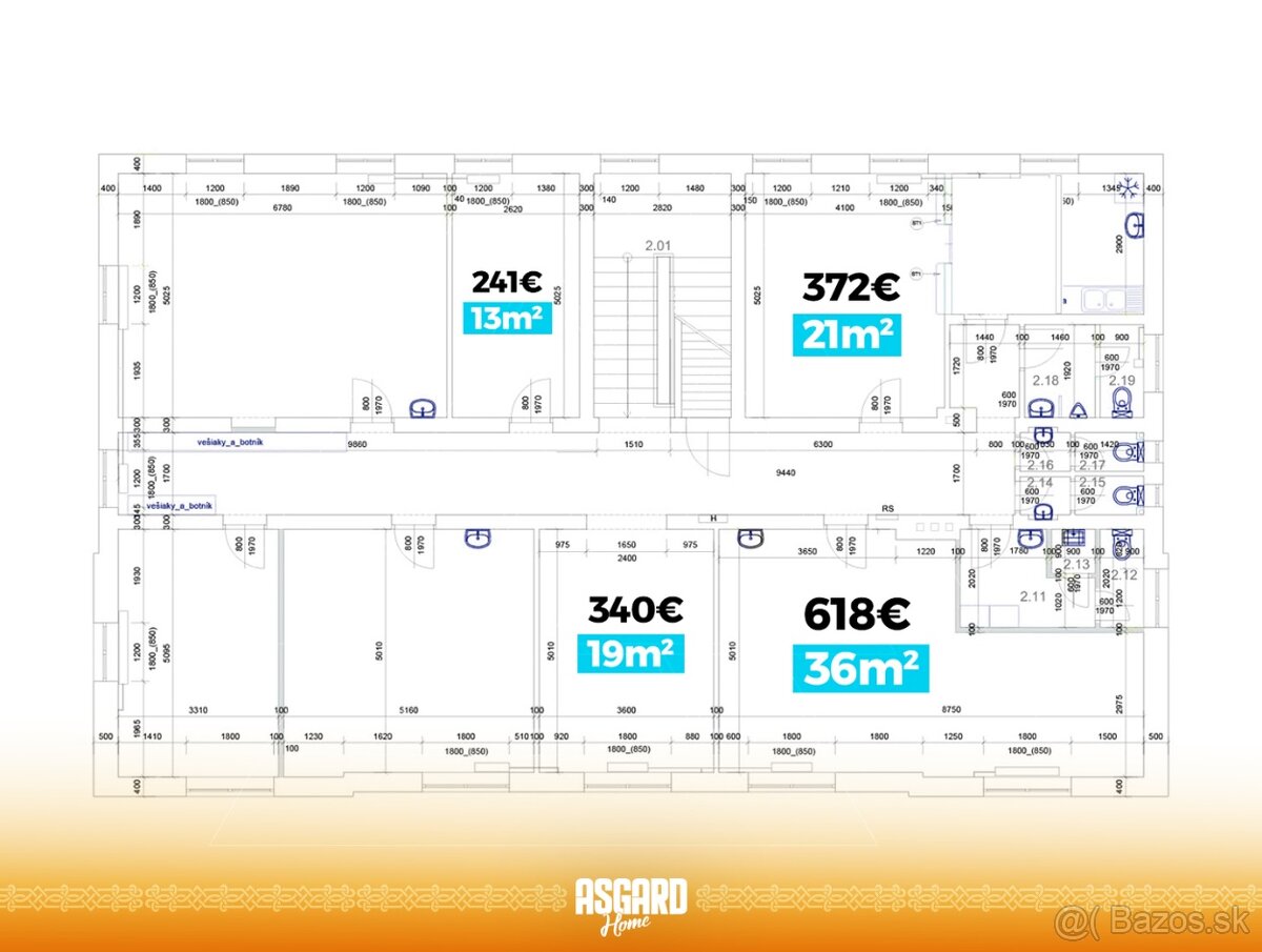 Obchodné priestory s kanceláriami pri centre mesta - 5