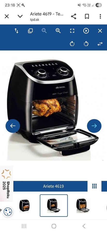 Teplovzdušná fritéza, mini rúra - 5