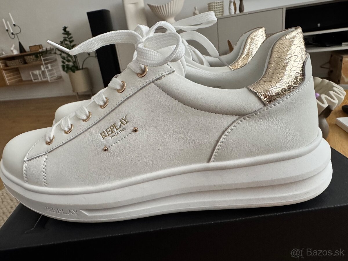 Replay biele 40 - 5