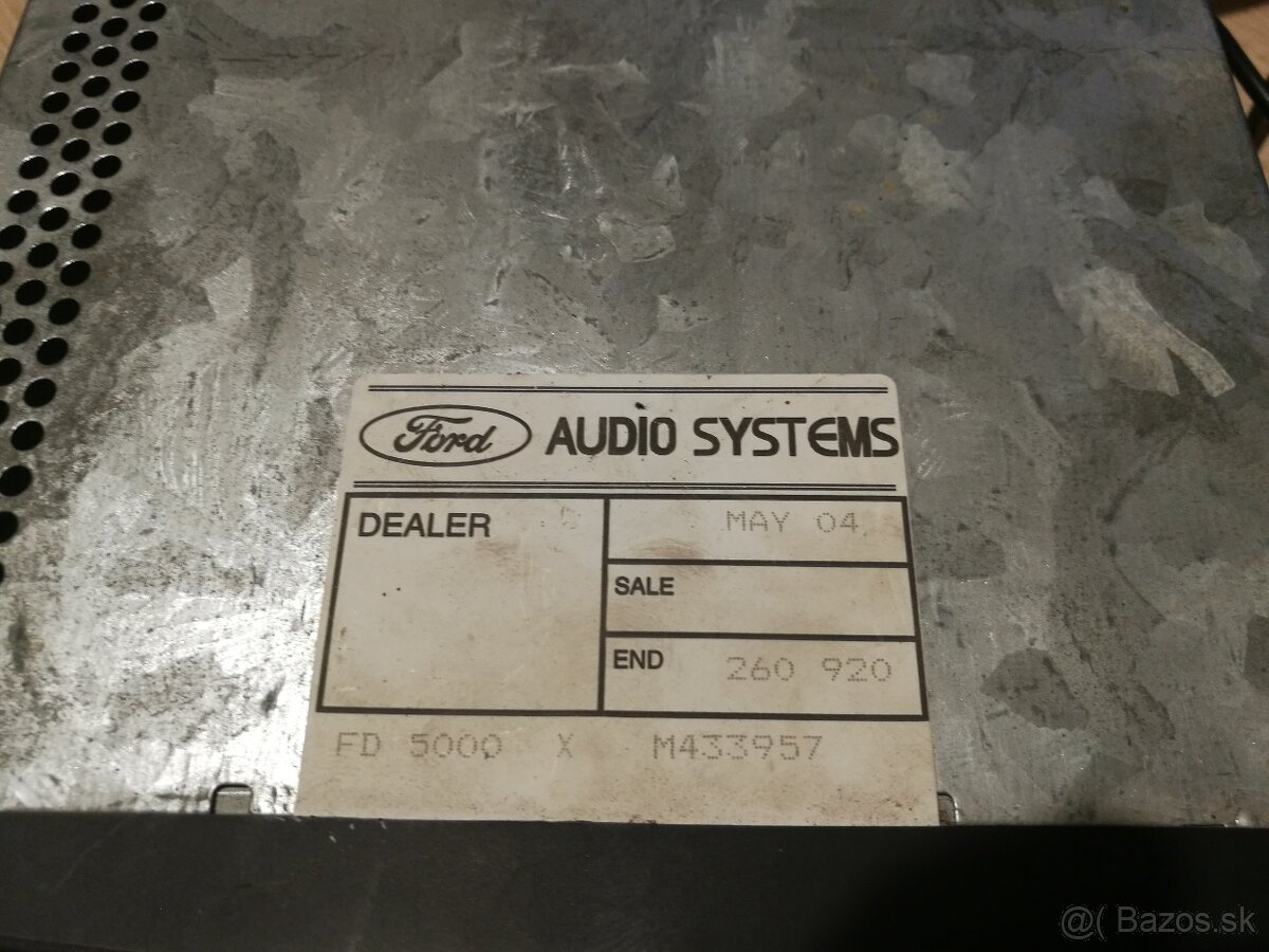 Autorádio FORD 5000 RDS EON. Originál. - 5