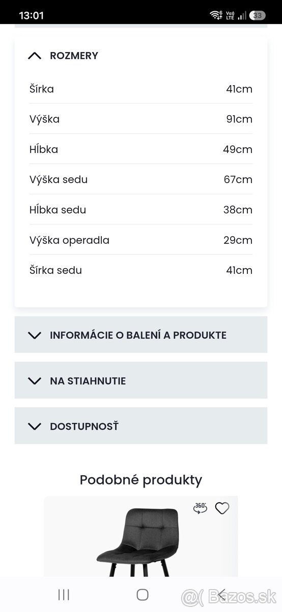 Barové stoličky - 5
