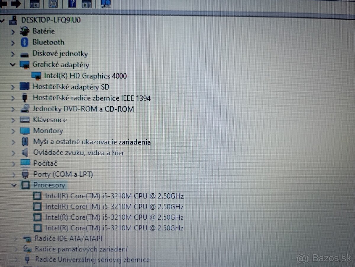 predám Hp probook 6470b , Intel i5 , 8gb ram , ssd - 5