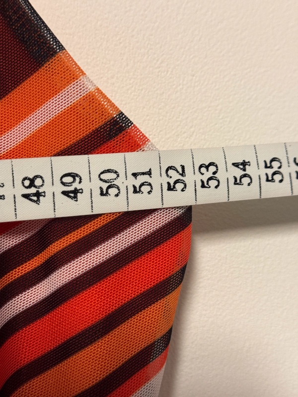 Nové šaty zavinovacie Bonprix oranžovo-hnedé pásikavé - 5