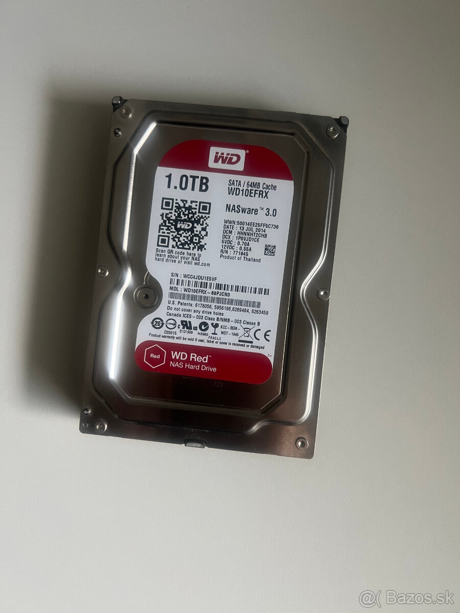 HDD NAS - WD RED 1TB - 5