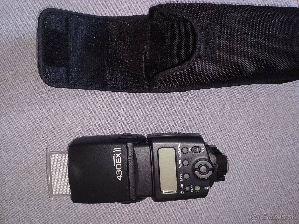 Canon blesk speedlite 430EX II+ odpaľovače king - 5