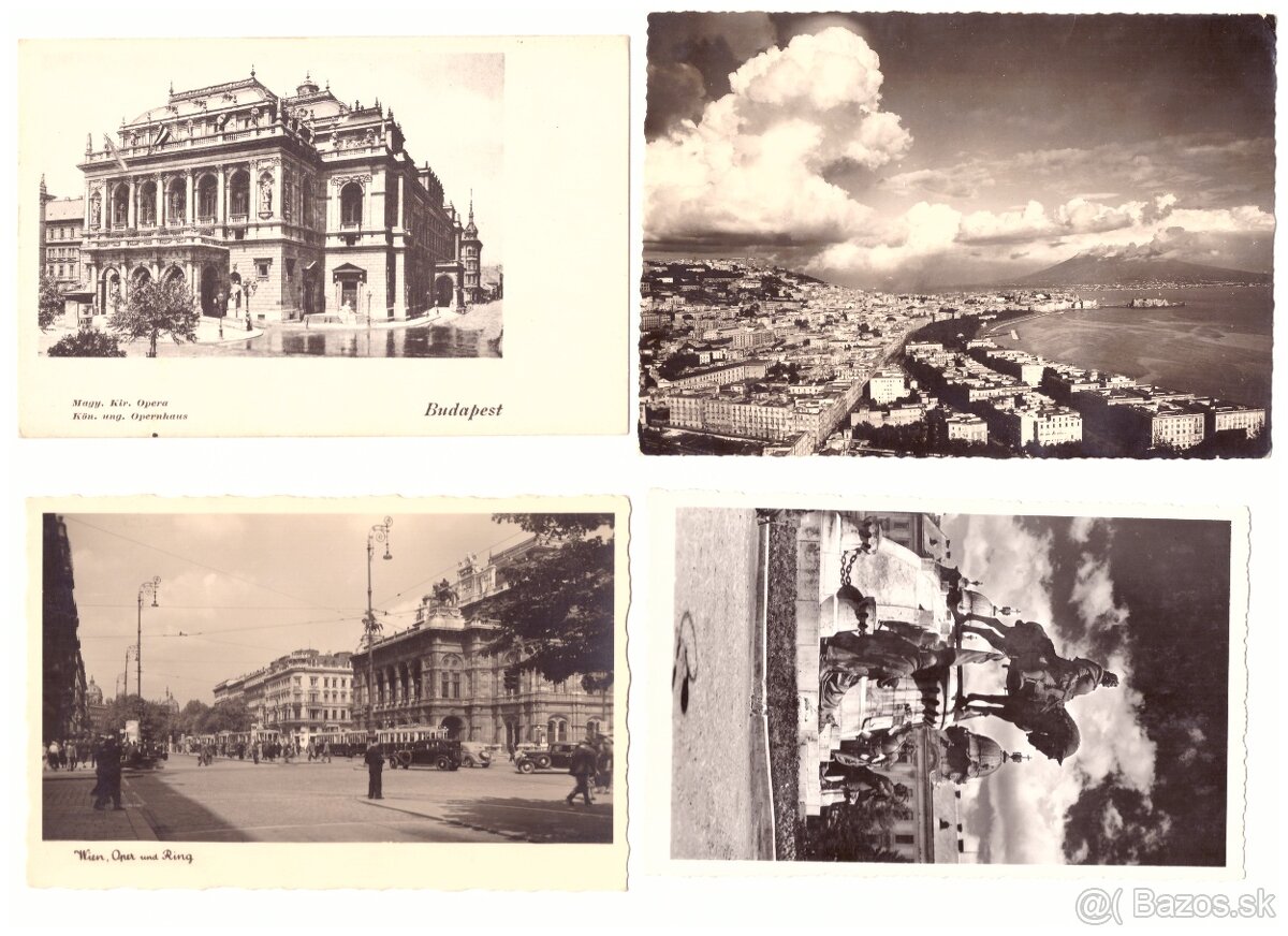 Pohľadnice Európa mix - 5