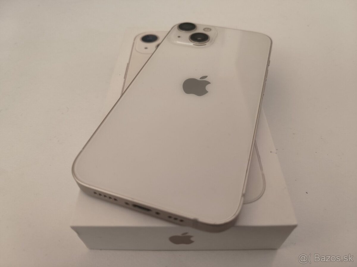 apple iphone 13 128gb Starlight / Batéria 100% - 5