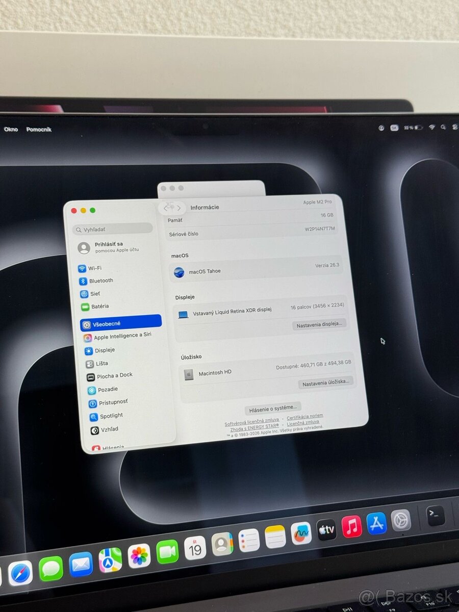 Predám MacBook Pro 16” M2 Pro - 5