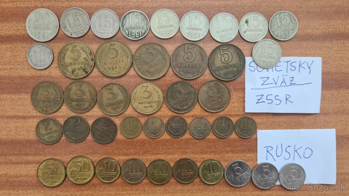 Staré mince - mix - 5