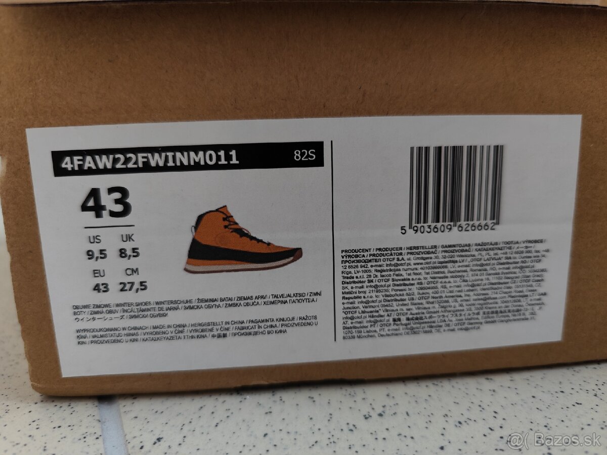 4F zimná obuv 43 veľkosť - 5