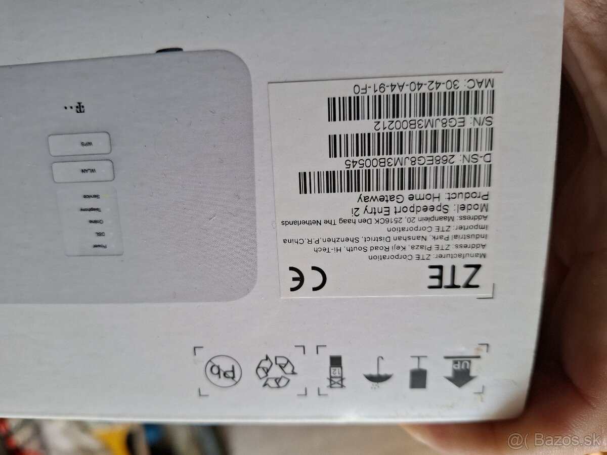 Predam DSL + WiFi router - Telecom ZTE - 5