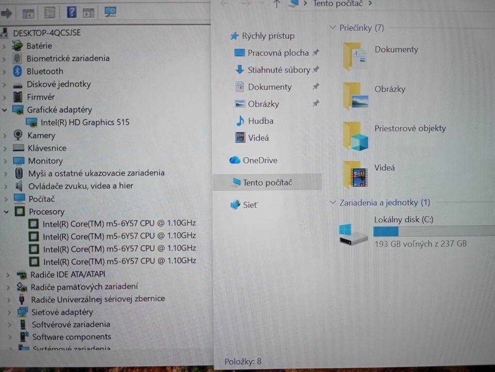 Hp elitebook 1030 G1 , Intel core m5 , 8gb ram , ssd , Win11 - 5