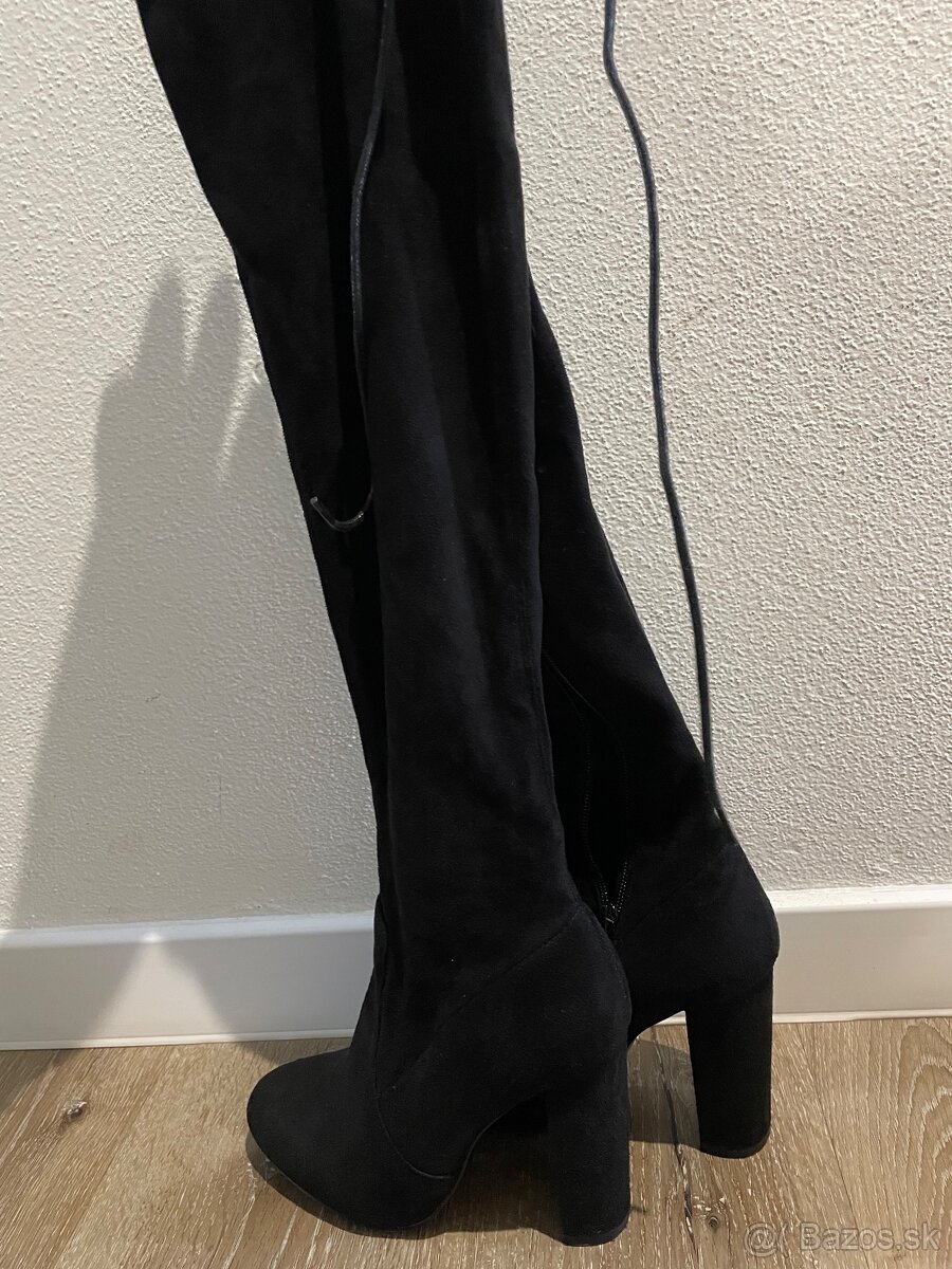 Cizmy nad kolena veľkosť 36 - 5