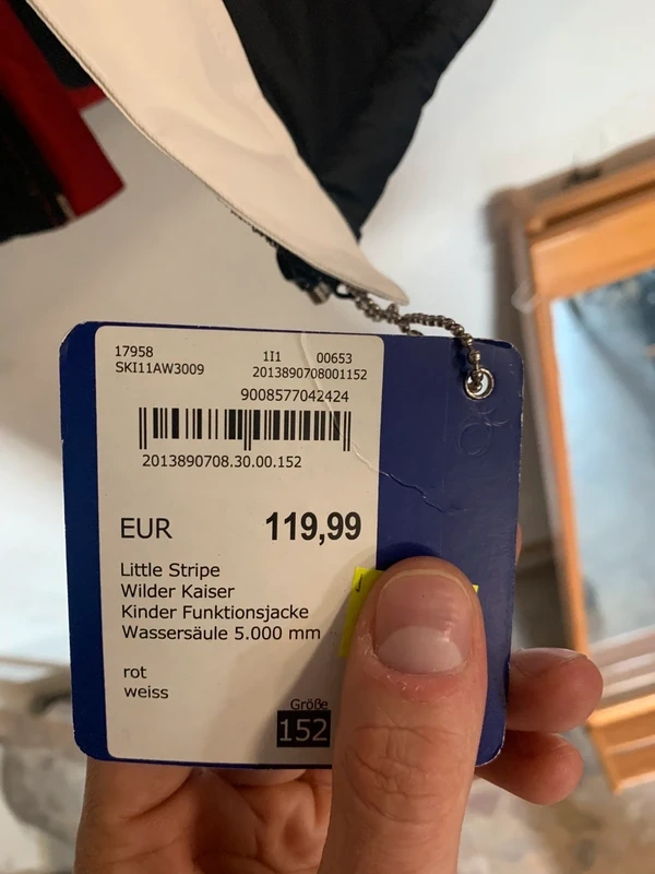 Detská lyžiarska/outdoor bunda Wilder Kaiser 152 - 5