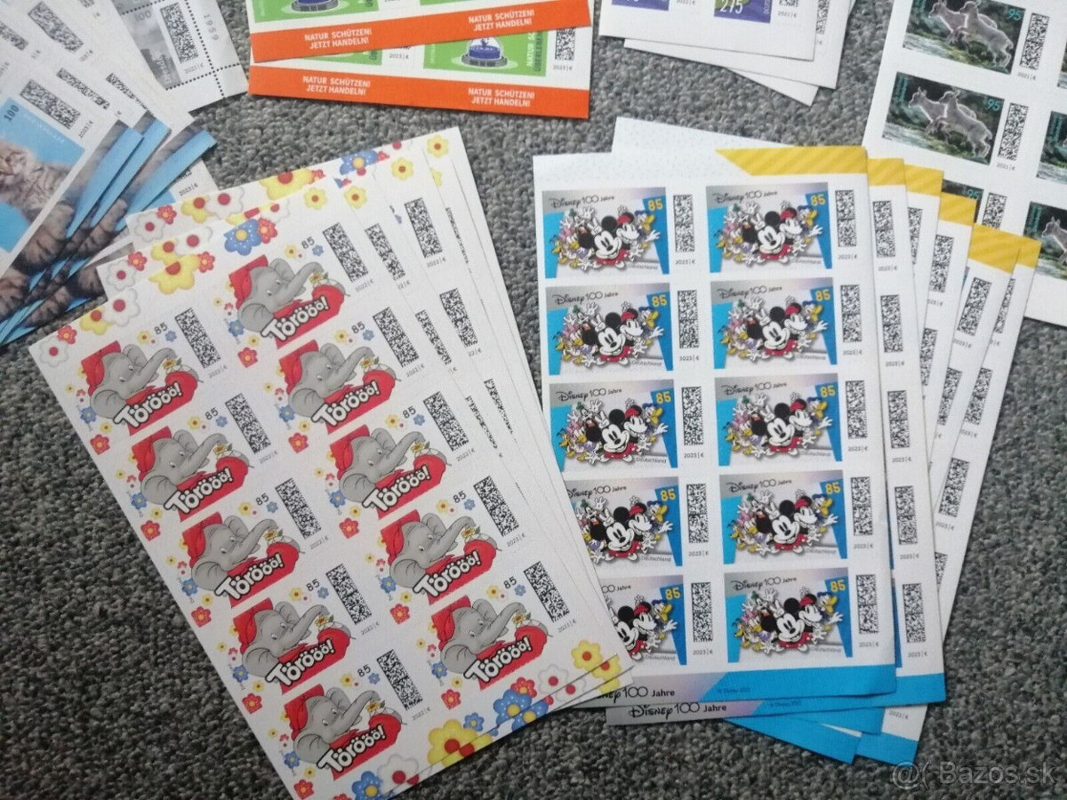 Poštové známky platné na poštovné v Nemecku - 5