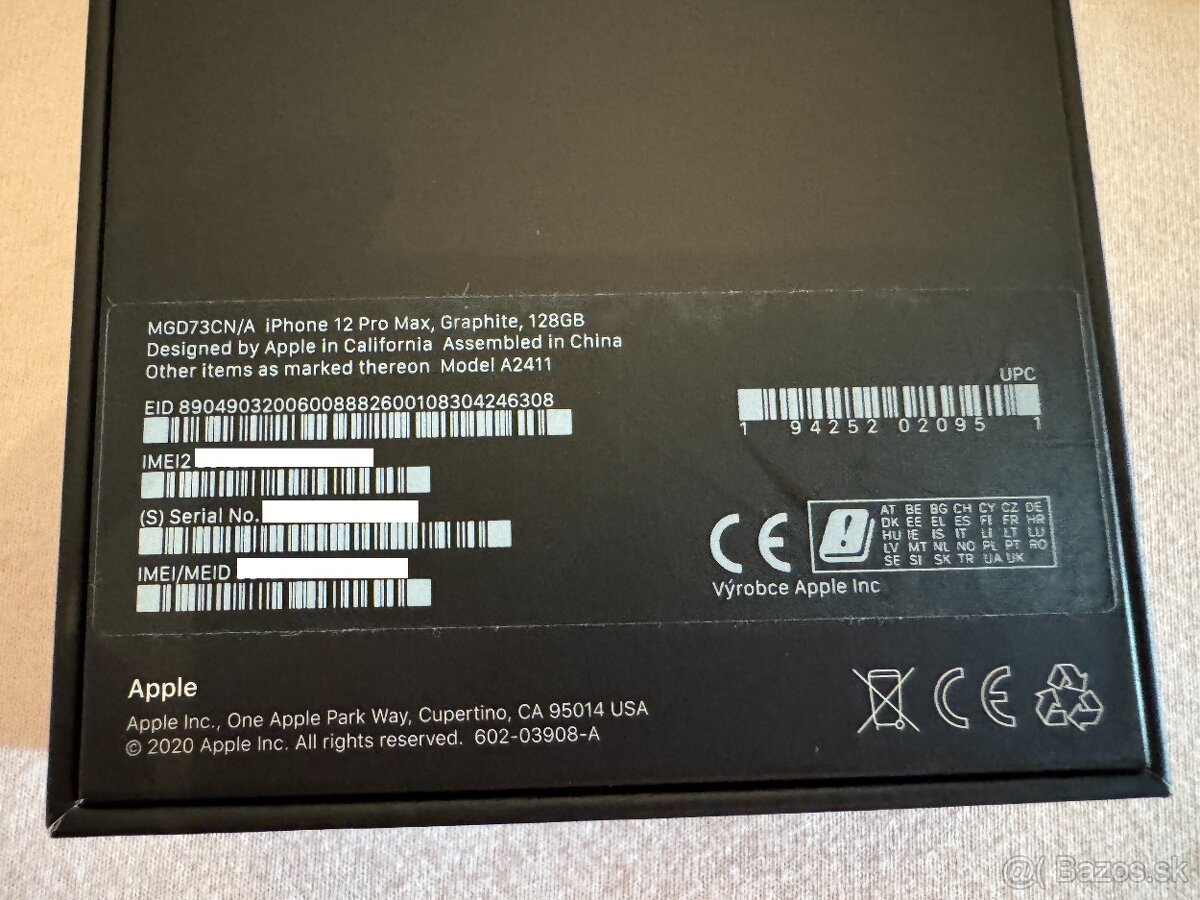 Predam Apple iPhone 12 Pro Max 128GB Graphite - 5