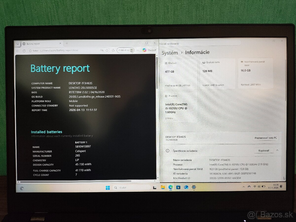 ThinkPad L15 Gen 2 | i5 • 16GB • 512GB SSD - 5