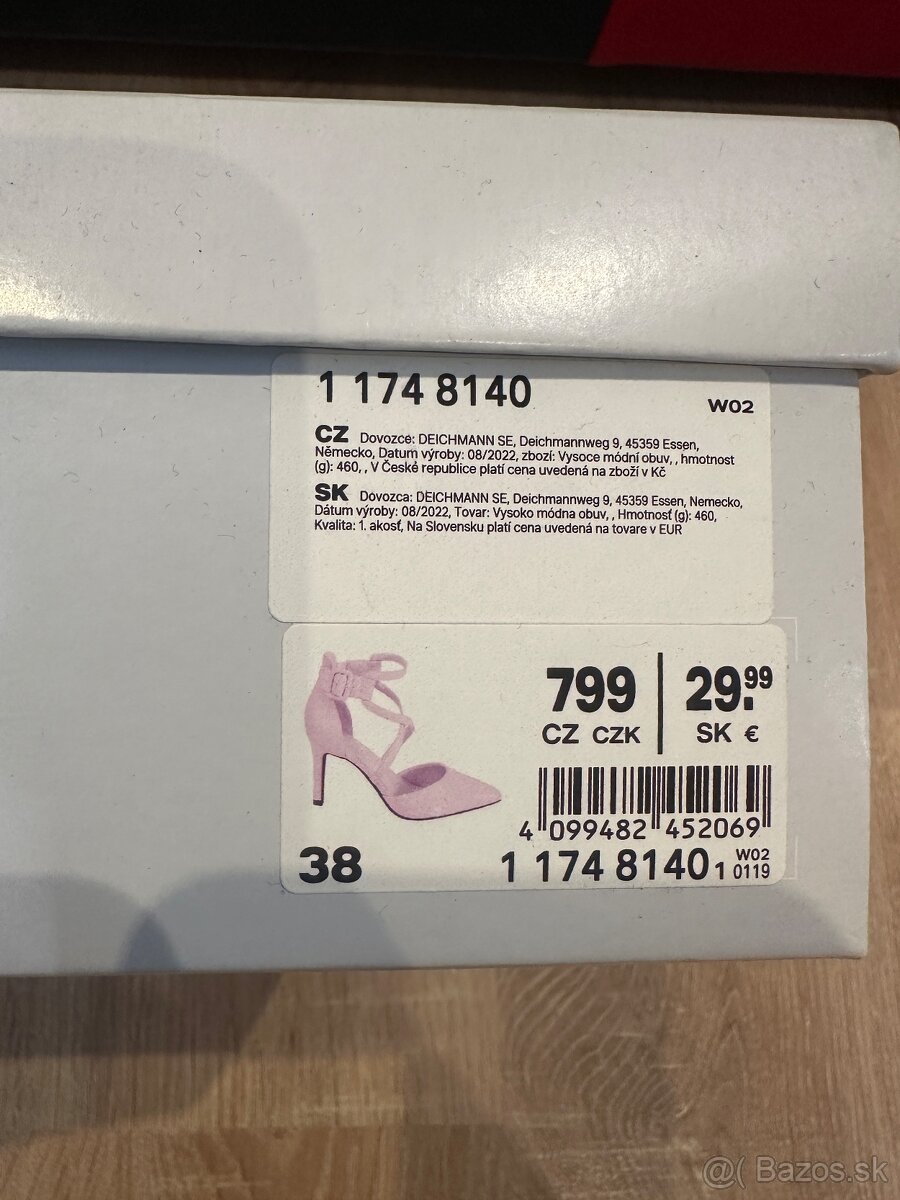 Dámske fialové lodičky - 5