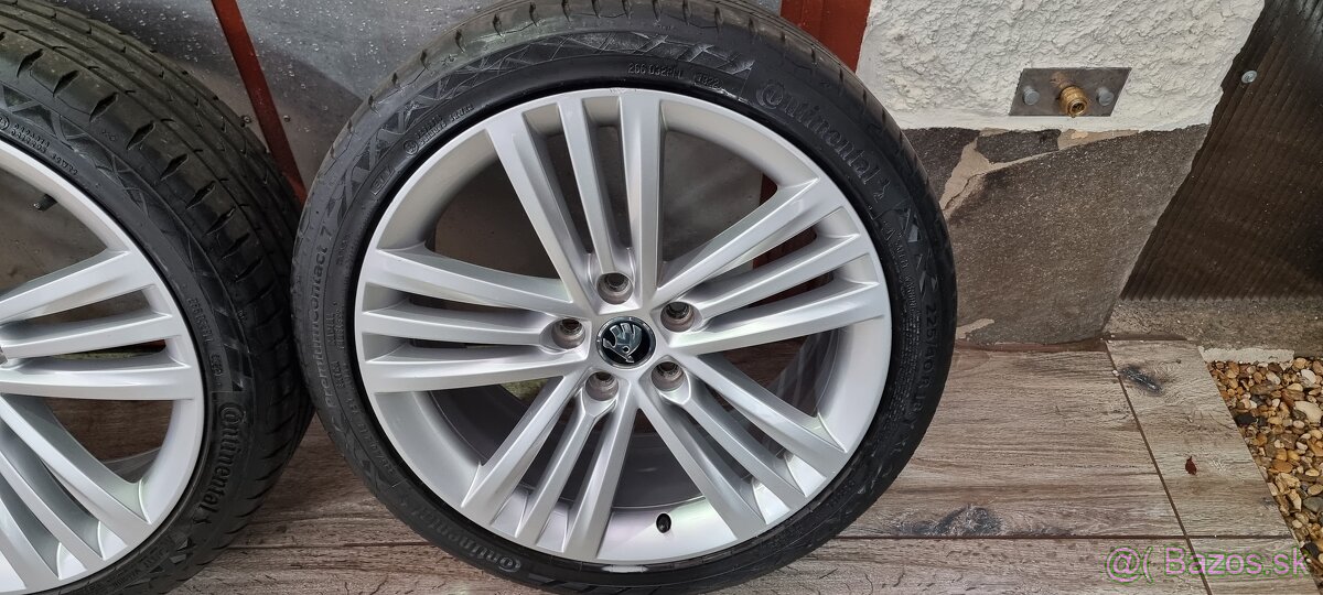 Predám elektrony original Škoda Sirius, 5x112 7,5Jx18 ET 46 - 5