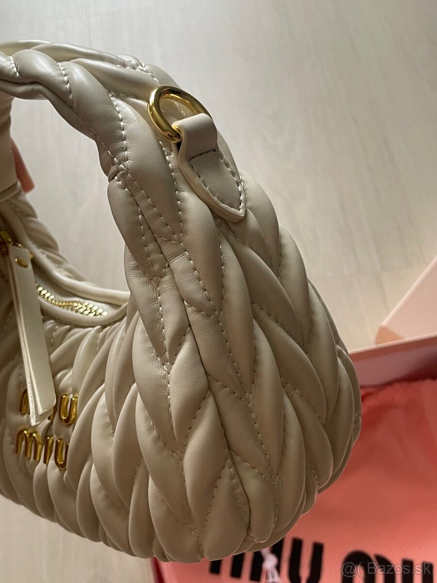 Biela miu miu kabelka wander - 5