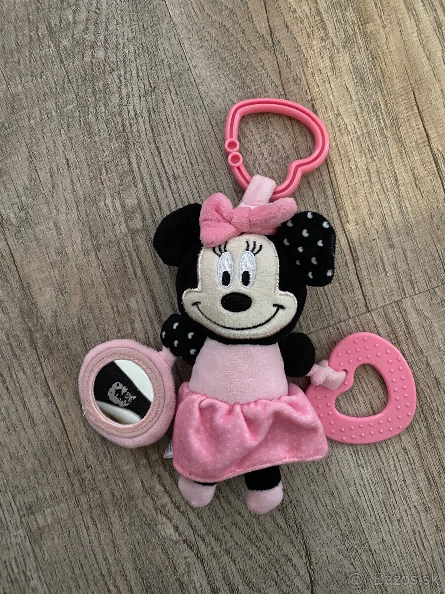 🌸 Set pre bábätko – sedačka + Minnie Mouse hračky 🌸 - 5