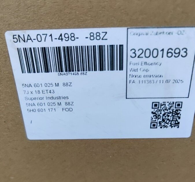 18" alu VW Tiguan originál 100 % stav. - 5