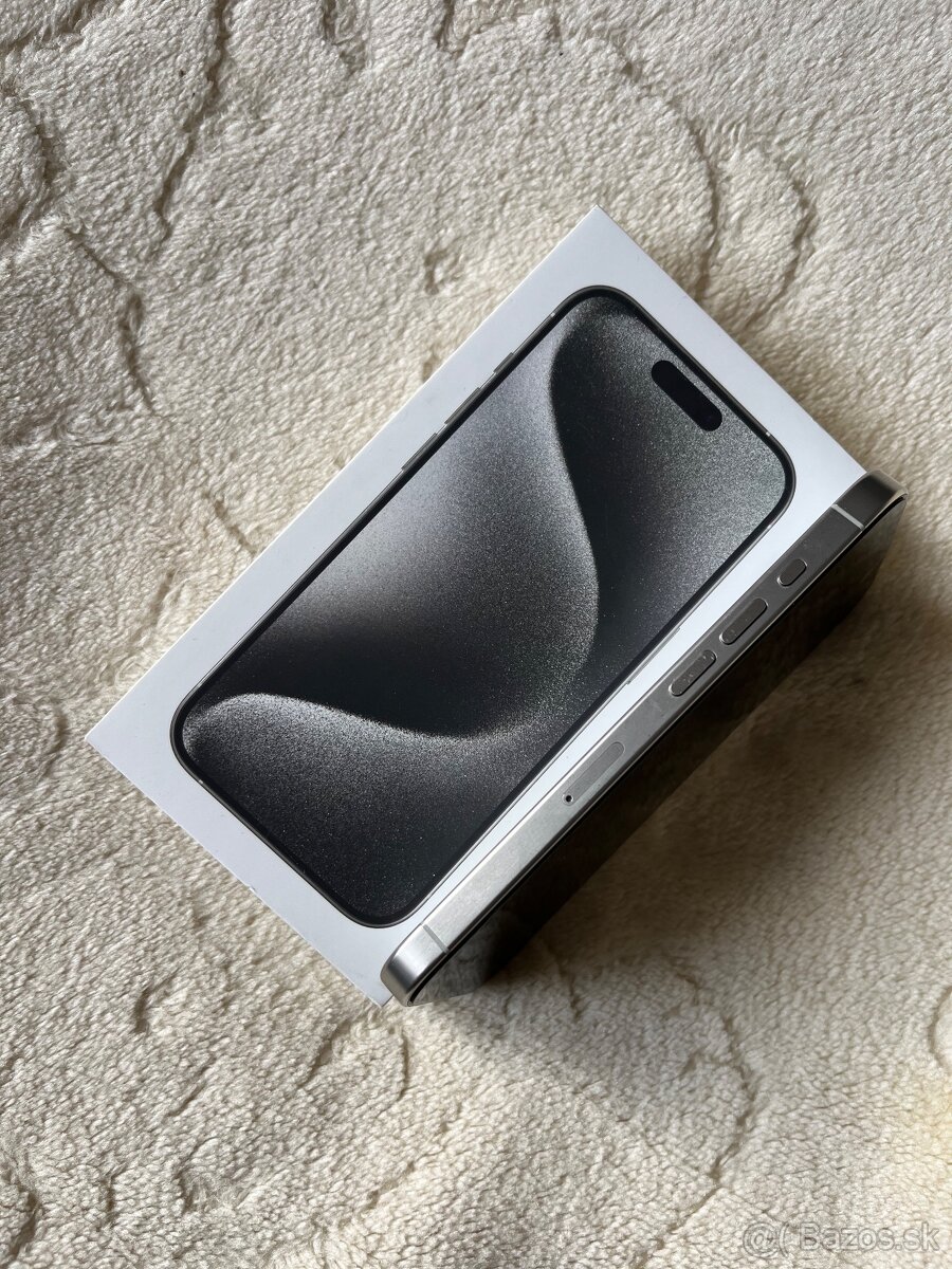 iPhone 15 Pro 128GB Natural TItanium. Ako nový - 5