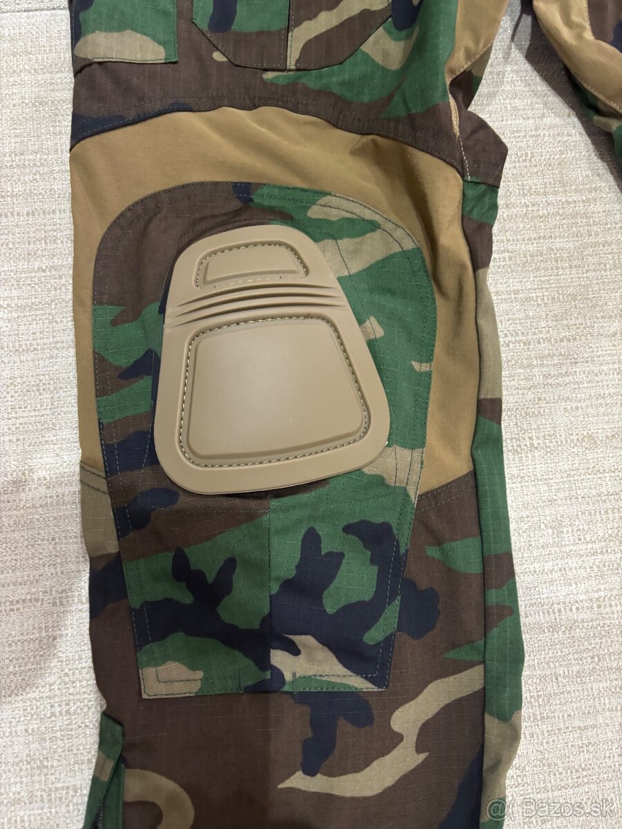 Taktické tričko a nohavice woodland veľkosť S - 5