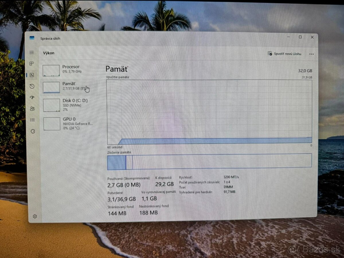 Ryzen 7 5700X3D, RTX 3080, 32GB DDR4 - 5