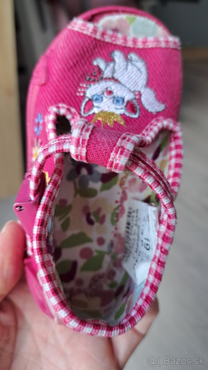 Dievčenské papučky veľ. 19 - 5