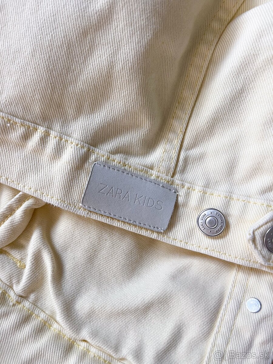 Riflová denimová bunda ZARA - 5