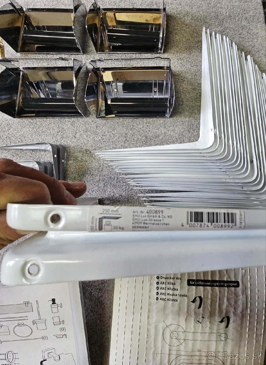 Kľučky, držiaky policové, toaletné - 5