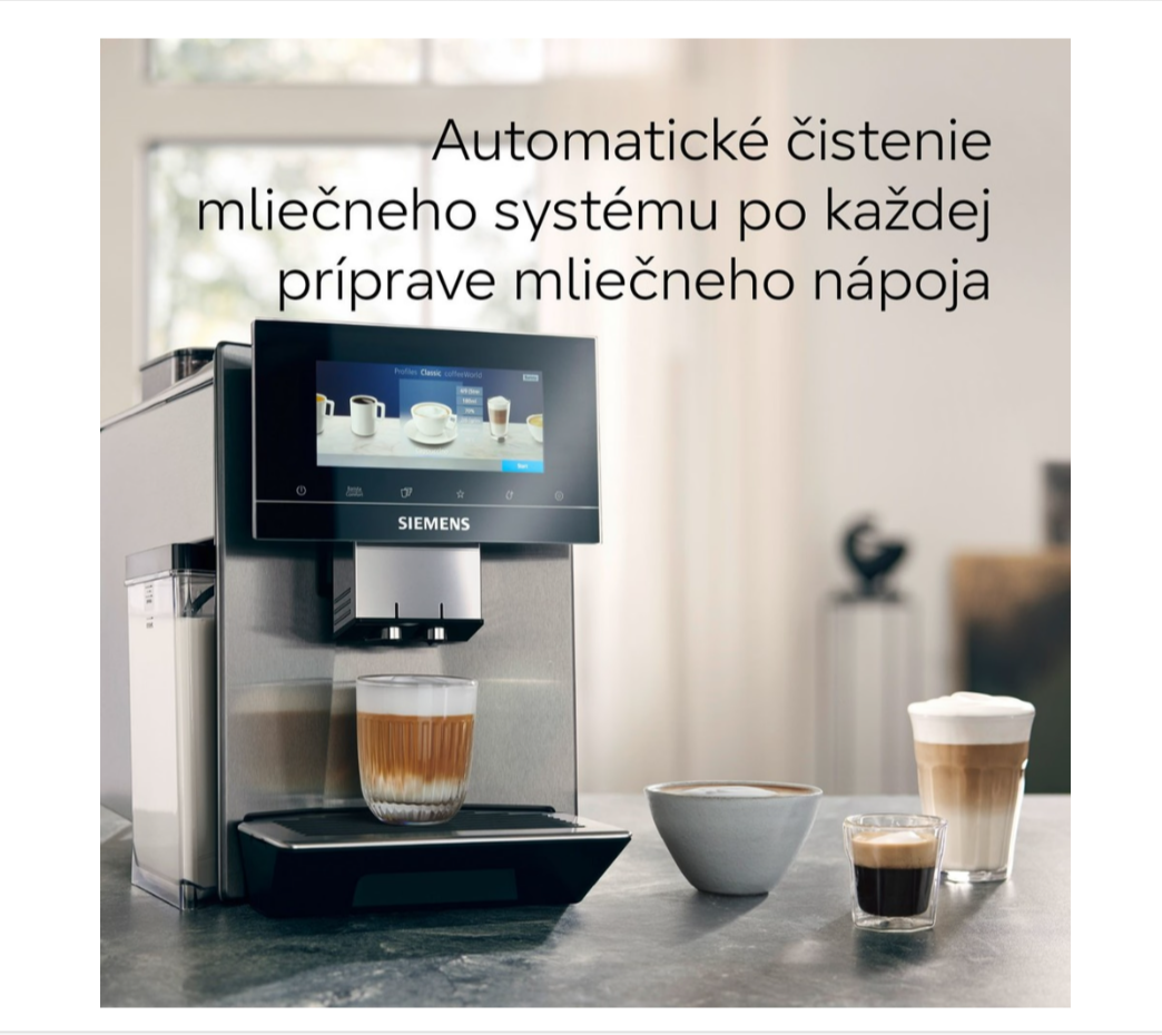 Voľne stojaci kávovar Siemens TQ907R03. - 5