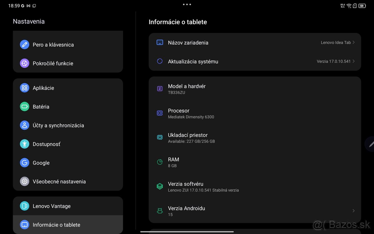 Tablet Lenovo Idea Tab 11" 5G 8 GB + 256 GB - 5