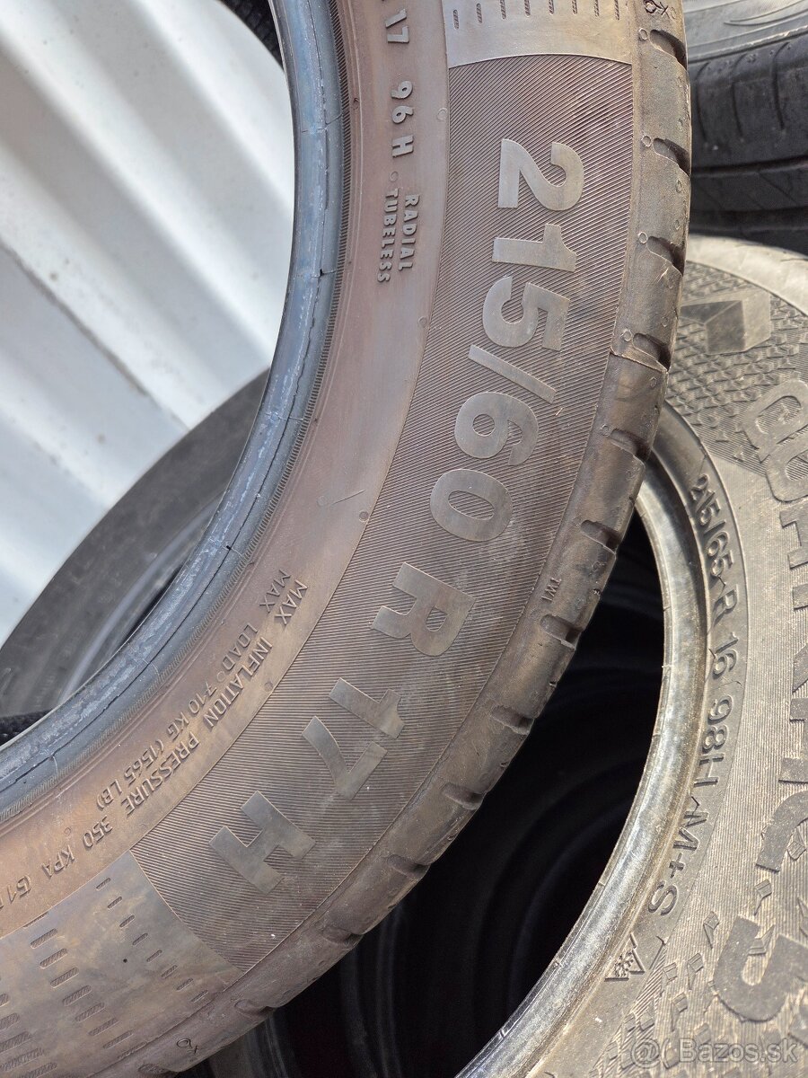 Pneumatiky 215 60 17 letné Zn.continental - 5