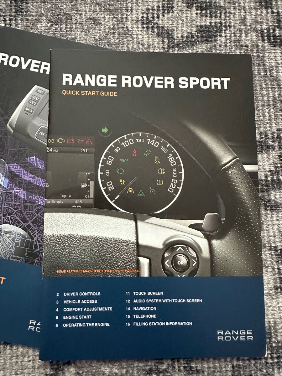 Príručka Range Rover Sport L320