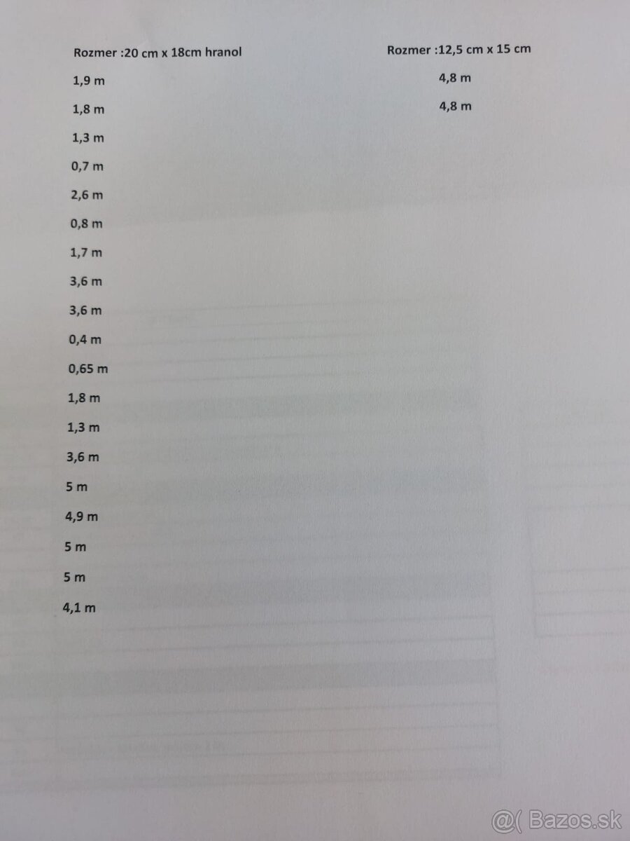 Staré drevené hranoly - 5