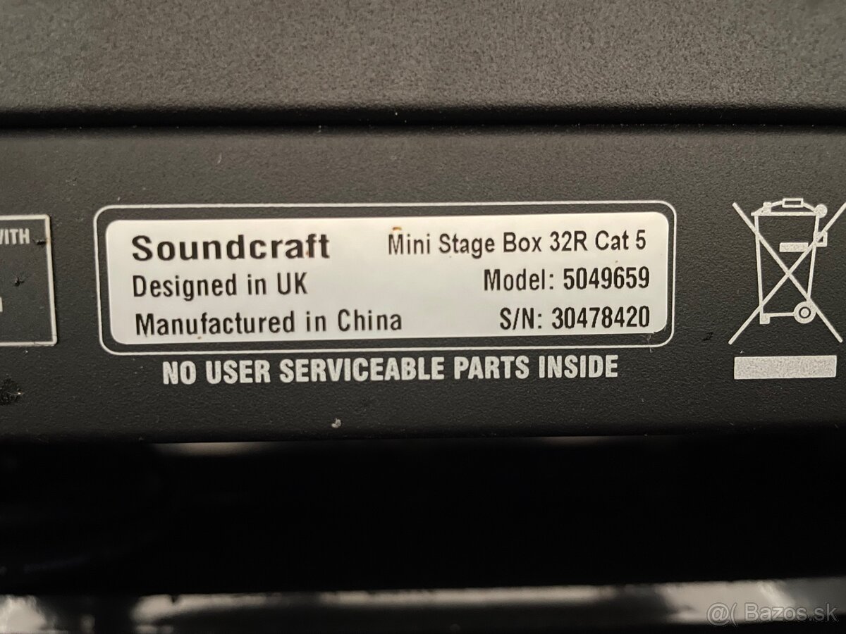 Predám Soundcraft 32R – digitálny ministagebox - 5