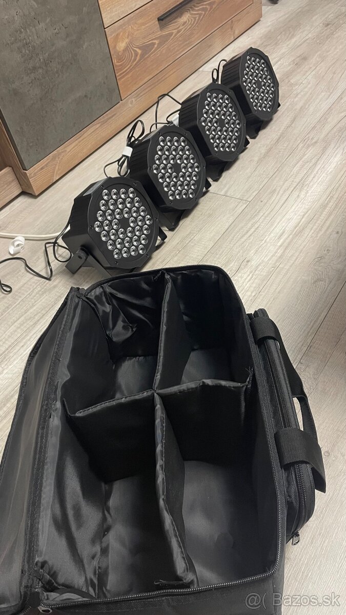 LED PAR RGB svetlá - 5