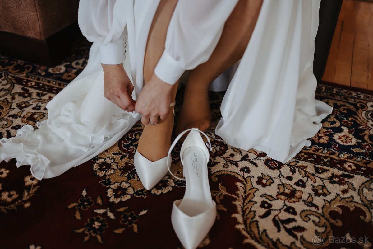 Predám krásne svadobné šaty - 5