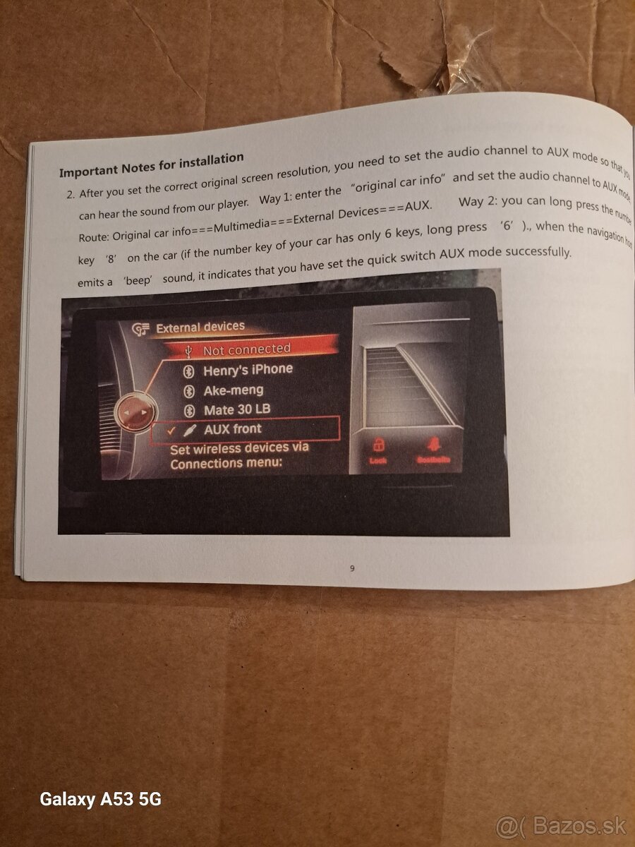 Android, apple multimedia do BMW - 5