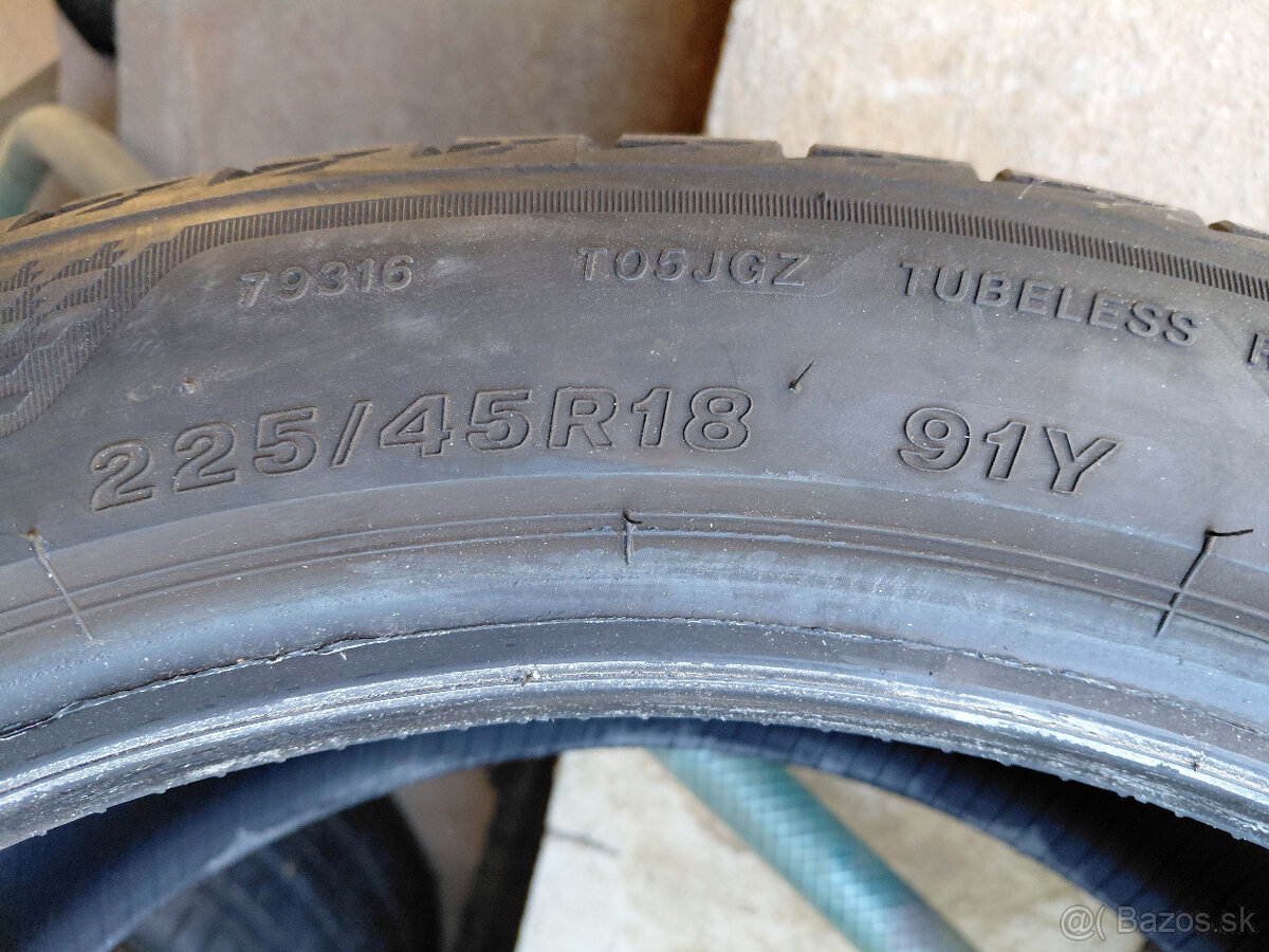 1ks letna Bridgestone 225/45R18 - 5