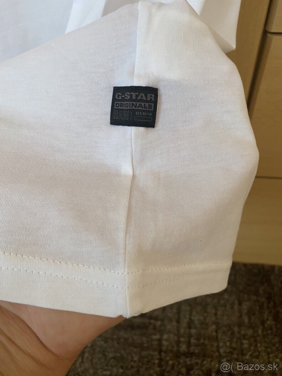 panske tricko G-STAR RAW velkost S biele - 5