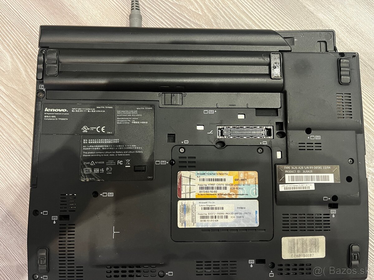 Lenovo x201 bez HDD + dock - 5