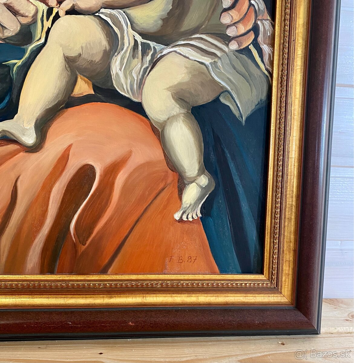 Starý obraz, olejomalba - 5