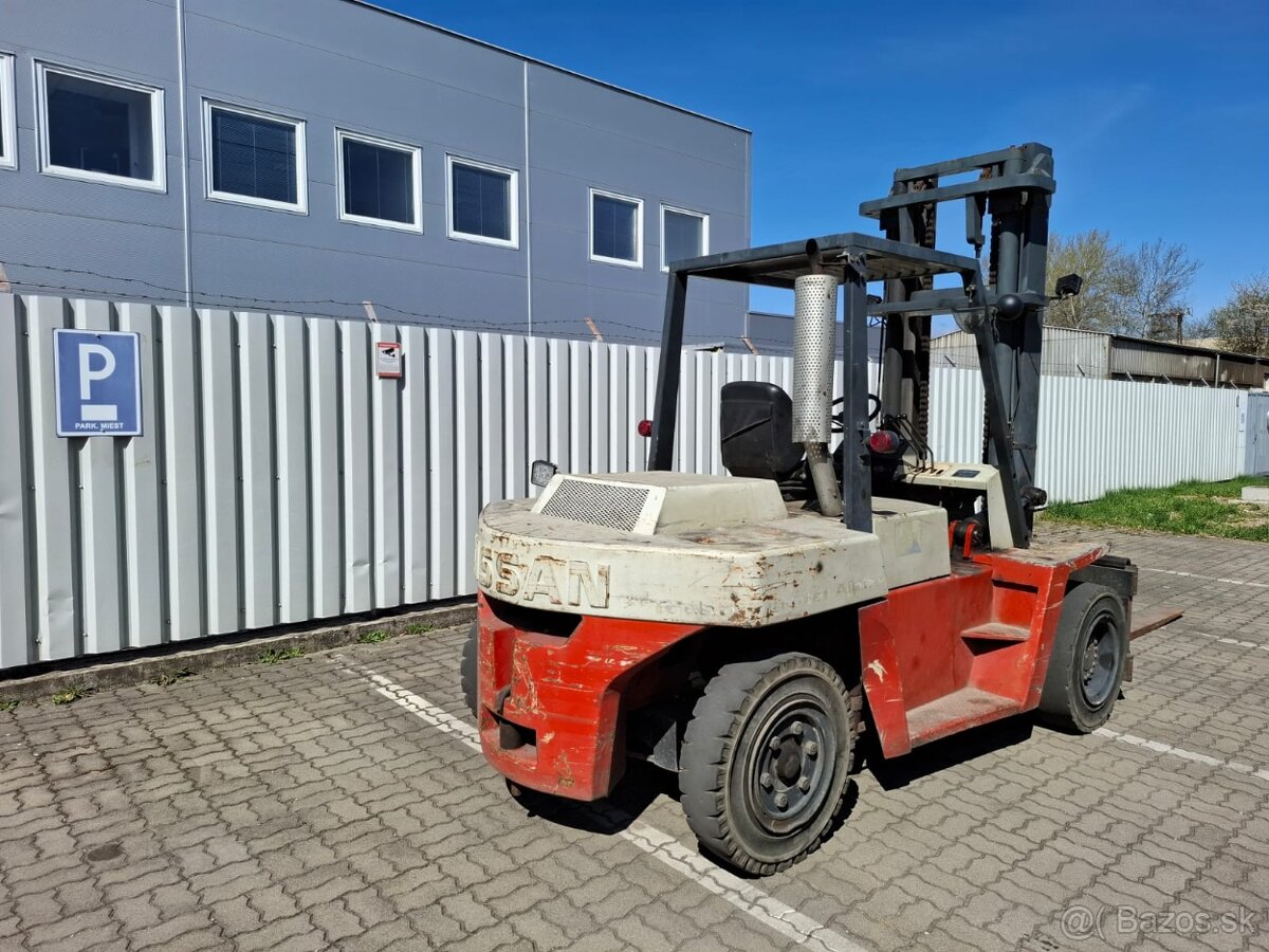 Nissan DF 60, pohon nafta, nosnosť 6 ton bočný posuv - 5