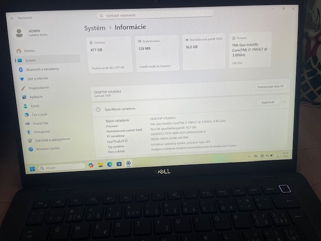 Perfektný Dell Latitide 7420 - 5